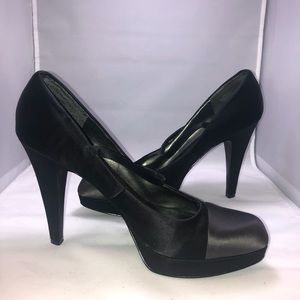 Nine West Two tone satin Mary Janes